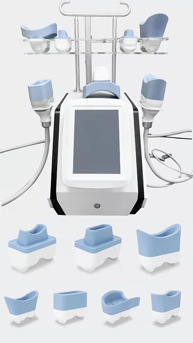 4D 360 Cryo Criolipó Lisis 5 Heads 2 Handles Cooling Body Sculpting Slimming Cryolipolysis Fat Freezing Machine