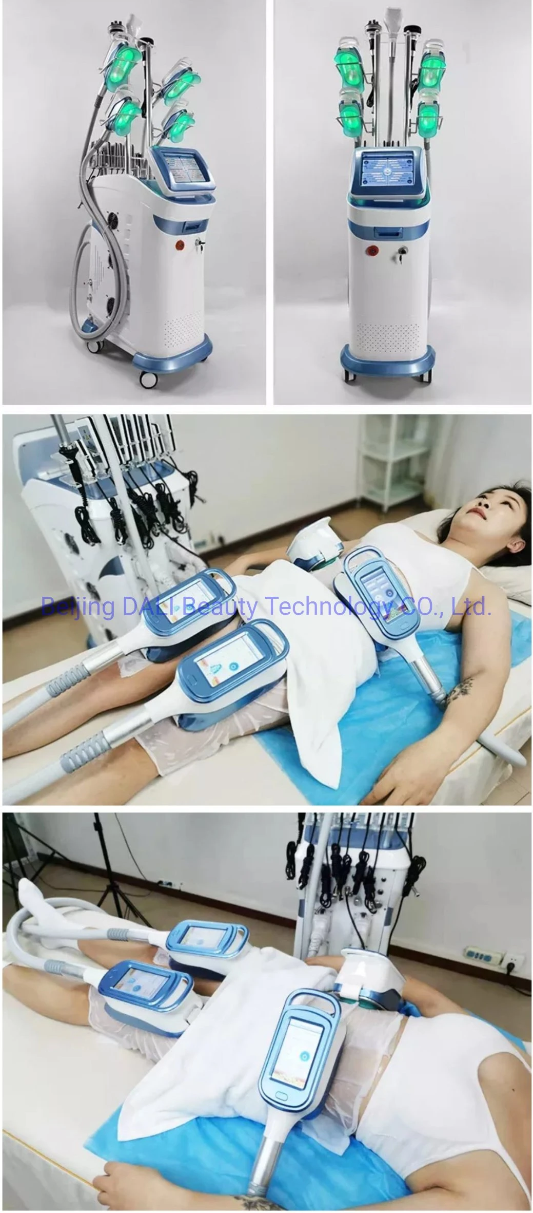 Cryo Cooling Device Non Invasive Therapy Body Slimming Lipo Laser RF Vacuum Cryotherapy Multifunction 360 Cryolipolysis Machine