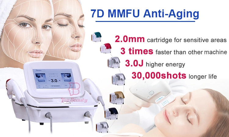 7D Hifu Skin Lifting Smas Eye/Neck/Face Lift Body Slimming Portable Hifu Korea Home Use Skin Tightening Machine