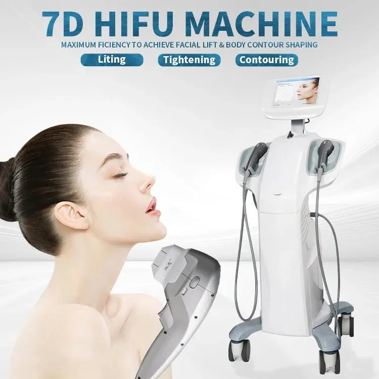 Korea Technology Painless 7D Hifu Anti Wrinkle/Skin Tightening Hifu Body Slimming Machine Face Lift Beauty Machine