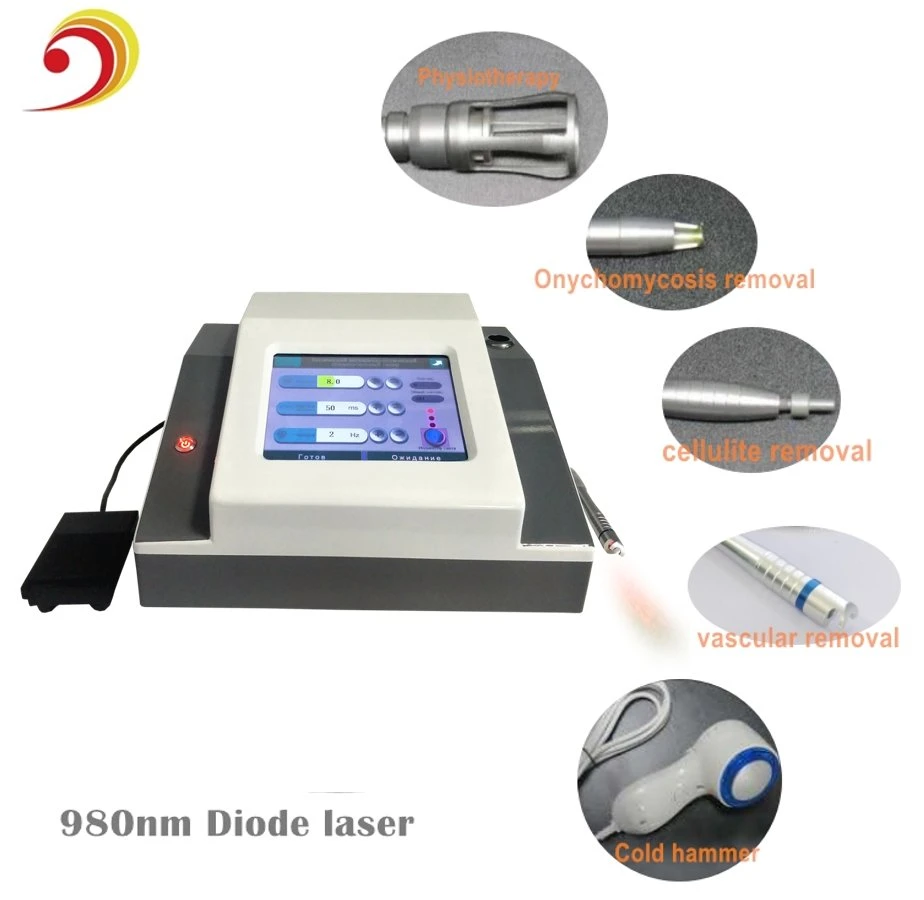 30W Strong Leg Varicose Facial Spider Vein Removal Laser Diode 980nm Laser Vascular for Blood Vessels Removal Machine 980nm Diode Laser