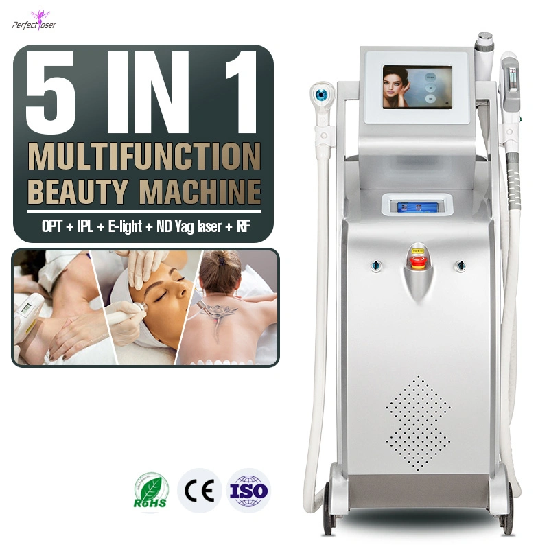 Multifunctional IPL Opt Laser Hair Removal Elight RF Skin Rejuvenation Pico ND YAG Picosecond Laser Tattoo Removal Beauty Salon Machine Laser