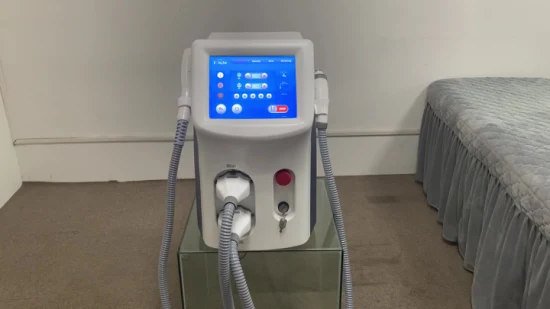 Fornecedor de fábrica 2 em 1 IPL Elight Máquina de depilação Rejuvenescimento da pele RF Cuidados com a pele Máquina de beleza