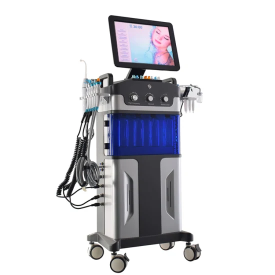 Máquina multifuncional Hydra Faci 12 em 1 para Hydra Faci Magic Hydra Oxygen Facial SPA System Hydro Beauty Equipment