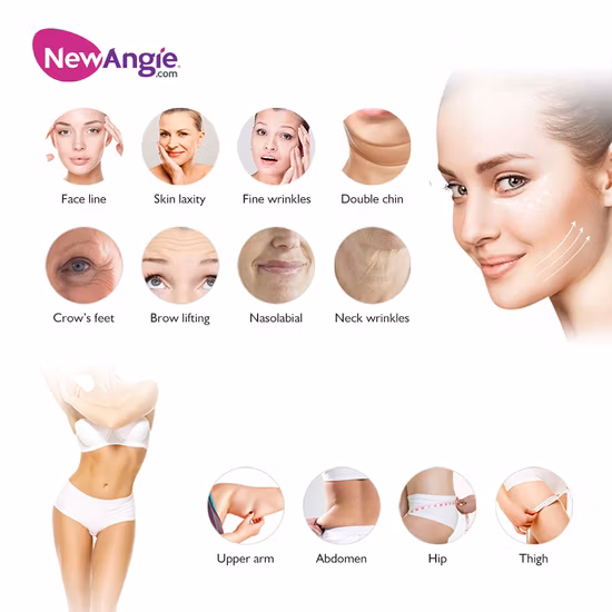 4MHz Hifu Lifting facial e máquina de beleza para emagrecimento corporal