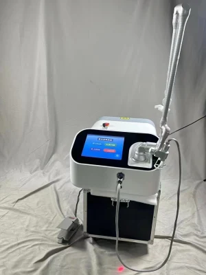 Máquina de laser fracionário de CO2 Agulha para endurecimento da pele Máquina de microagulhamento por RF YAG Laser Máquinas de rejuvenescimento vaginal a laser de CO2 Hifu vaginal