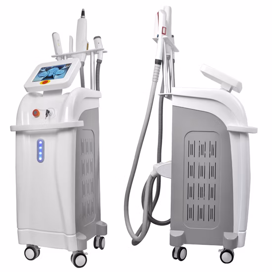 Laser de picossegundos + IPL + RF Multifuncional Beauty Machine Vertical