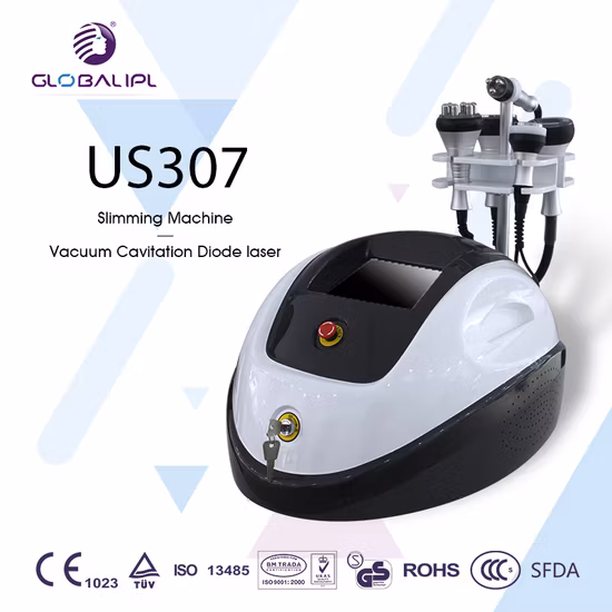 Melhor máquina de moldagem corporal Lipolaser Slimming Laser Vacuum Cavitation RF Machine 5 em 1 Ultrasonic Cavitation Vacuum Beauty Machine